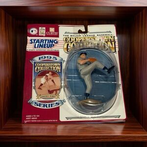 1995 Whitey Ford MLB Cooperstown Collection Starting Lineup Figure Sealed On Car